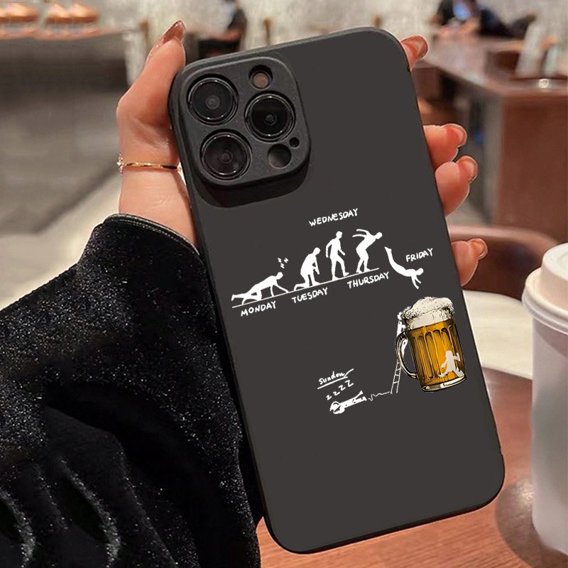 Phone Cases Samsung S25 Fe - クリエイティブなビールをテーマにしたスマホケース Samsung Galaxy A26 A25 A24