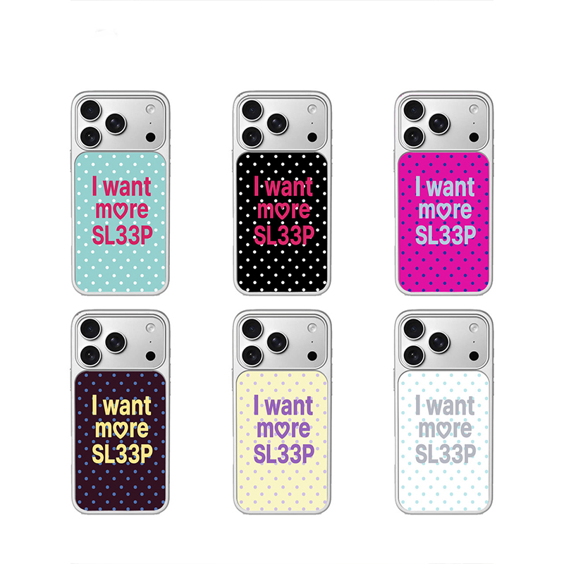 Phone Cases Personalised - ミニマリストな水玉模様のパーソナライズレターエポキシ電話ケース iPhone 18 17 16 15