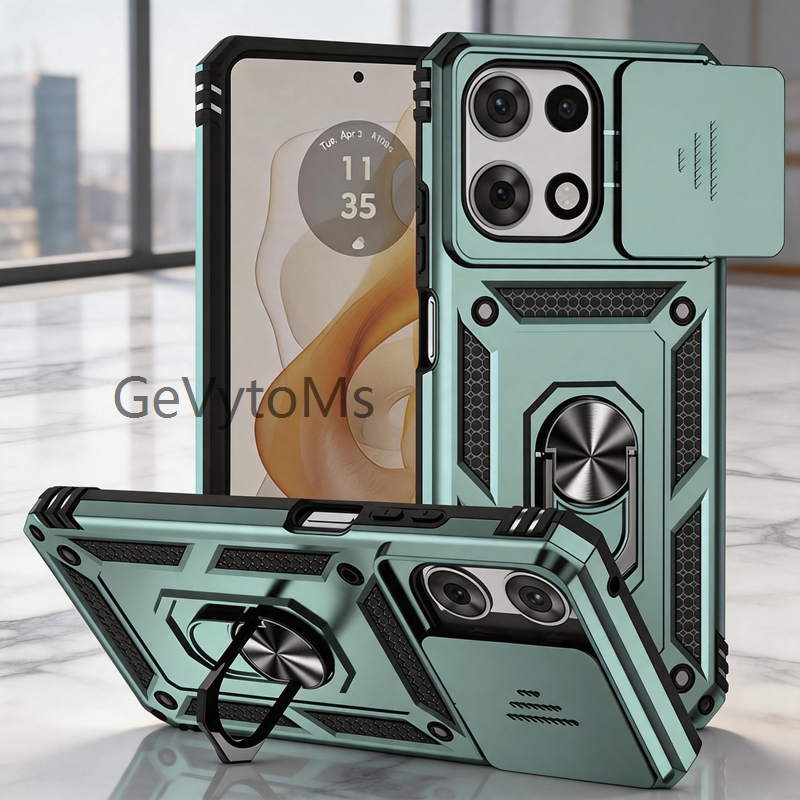 Phone Cases Moto G 2025 - ミリタリー360 ° リングアーマーケースモトローラモト G 2026 2025