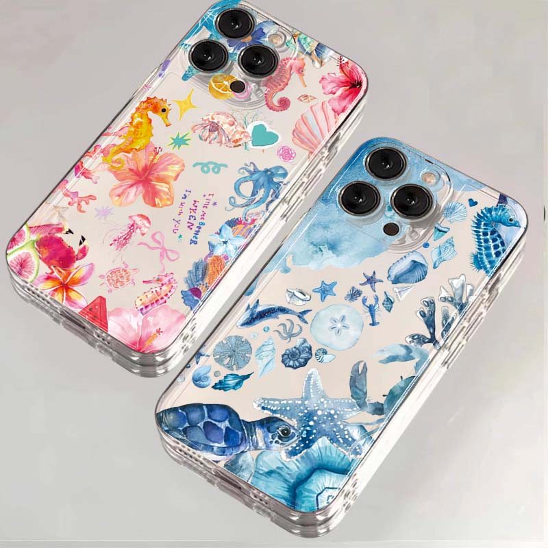 Phone Cases Samsung S25 Fe - サマーカートゥーンタートル柄スマホケース Samsung Galaxy S25 S24 S23