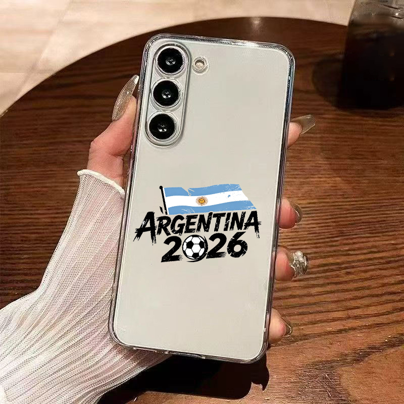 Phone Cases Jordan - チャンピオン アルゼンチン 2026 ジョーダン ソフトケース Samsung