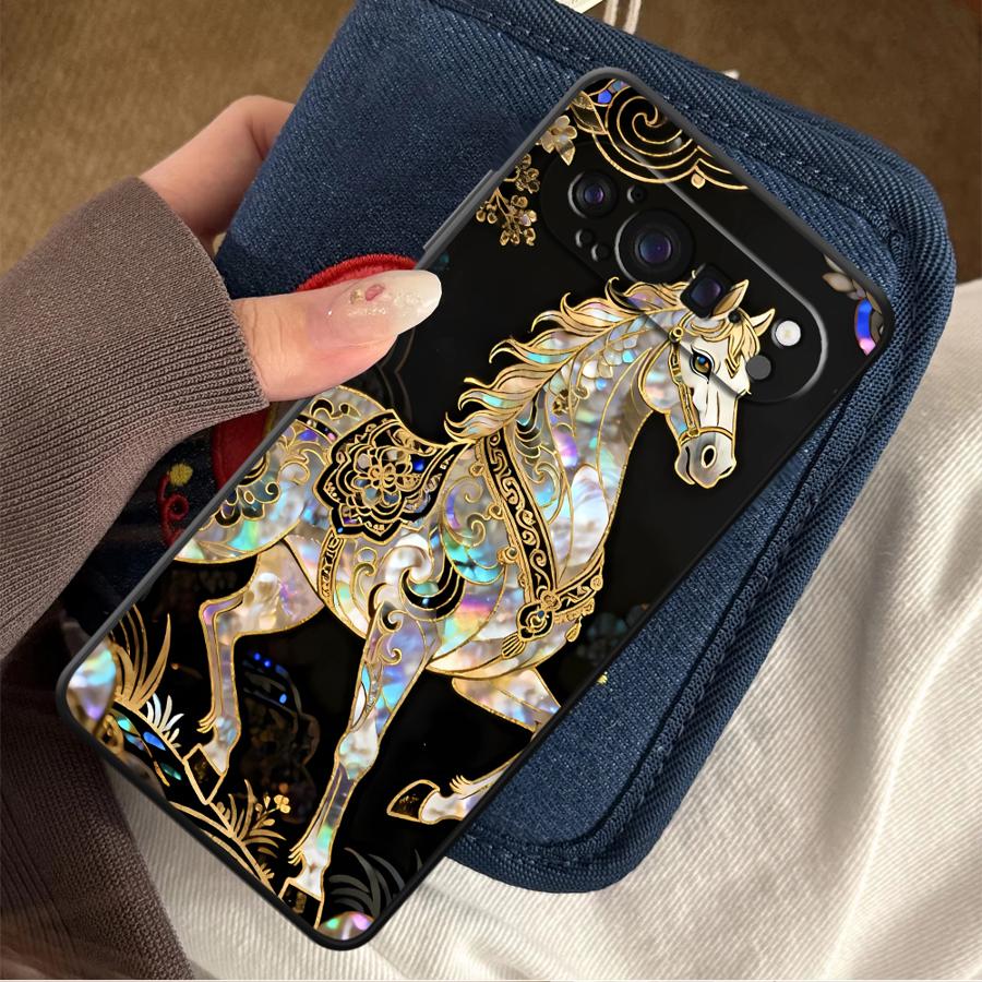 Phone Cases Pixel 9A - ラッキーホース Funda 電話カバーケース Google Pixel 10A