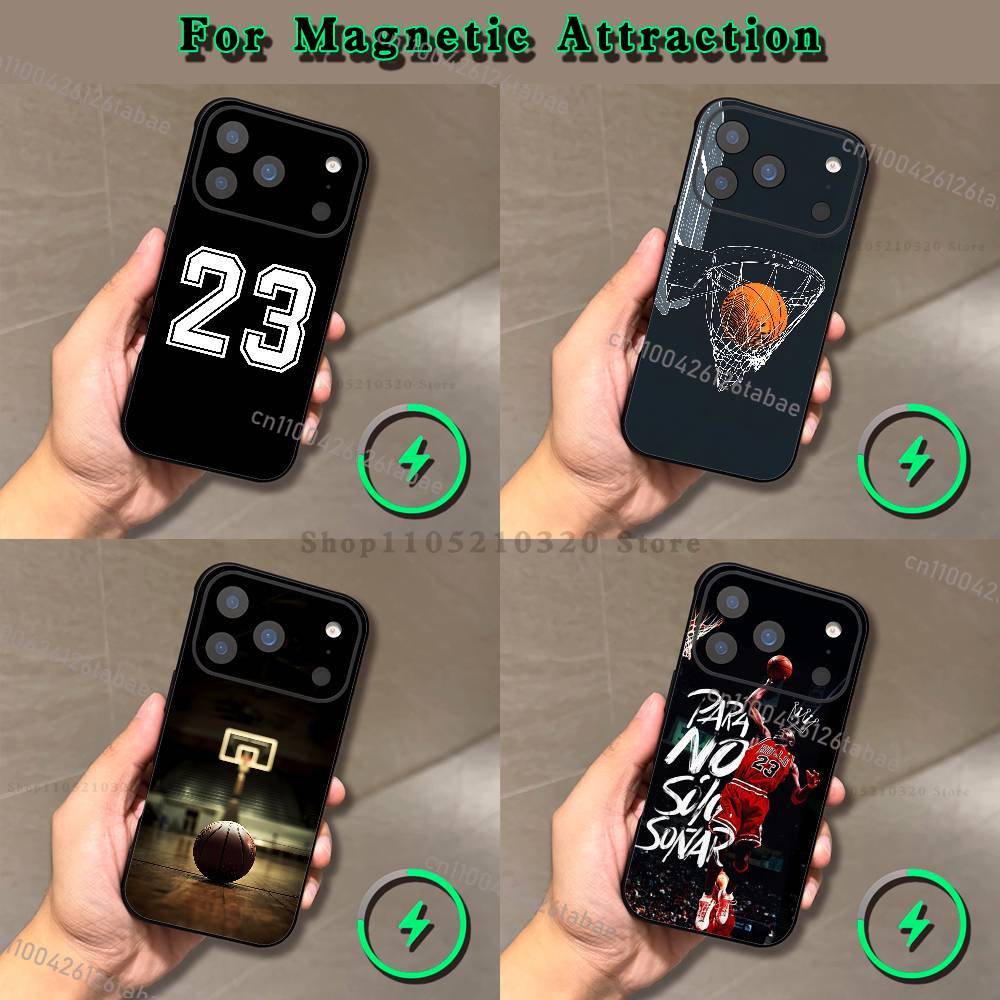 Phone Cases Jordan - バスケットボール23 iPhoneケース iPhone 17,16,15,14,13,12,11,Pro,Max,Plus,Mini,SE4,E対応 J-Jordan マグセーフ