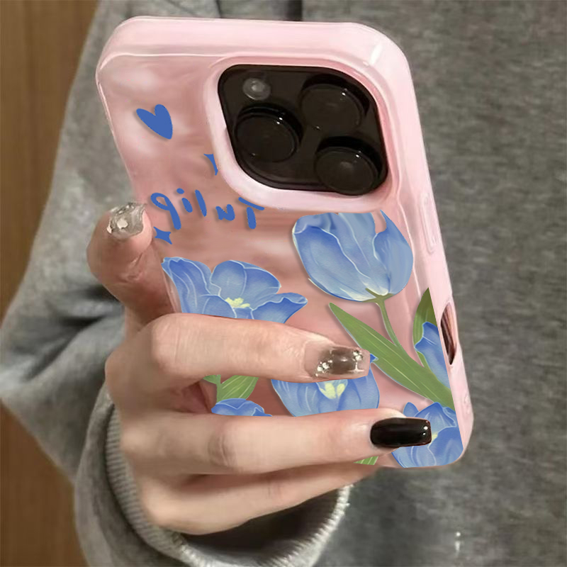 美しいチューリップの花柄スマホケース iPhone 17 1 - Phone Cases Aesthetic のレビューと価格