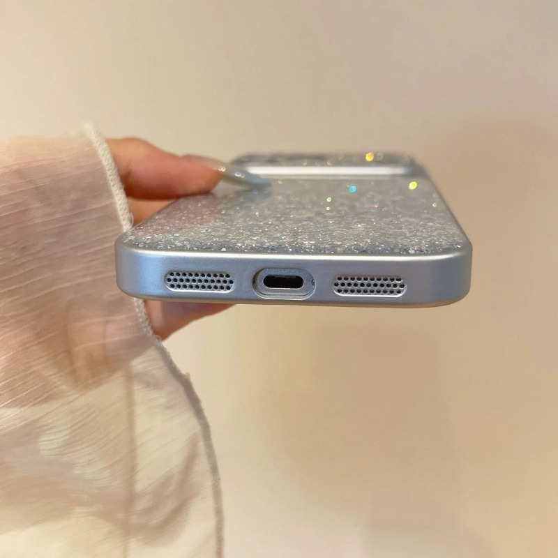 グリッターダイヤモンドカメラレンズ大型窓付きスマホケース i - Phone Cases Aesthetic のレビューと価格