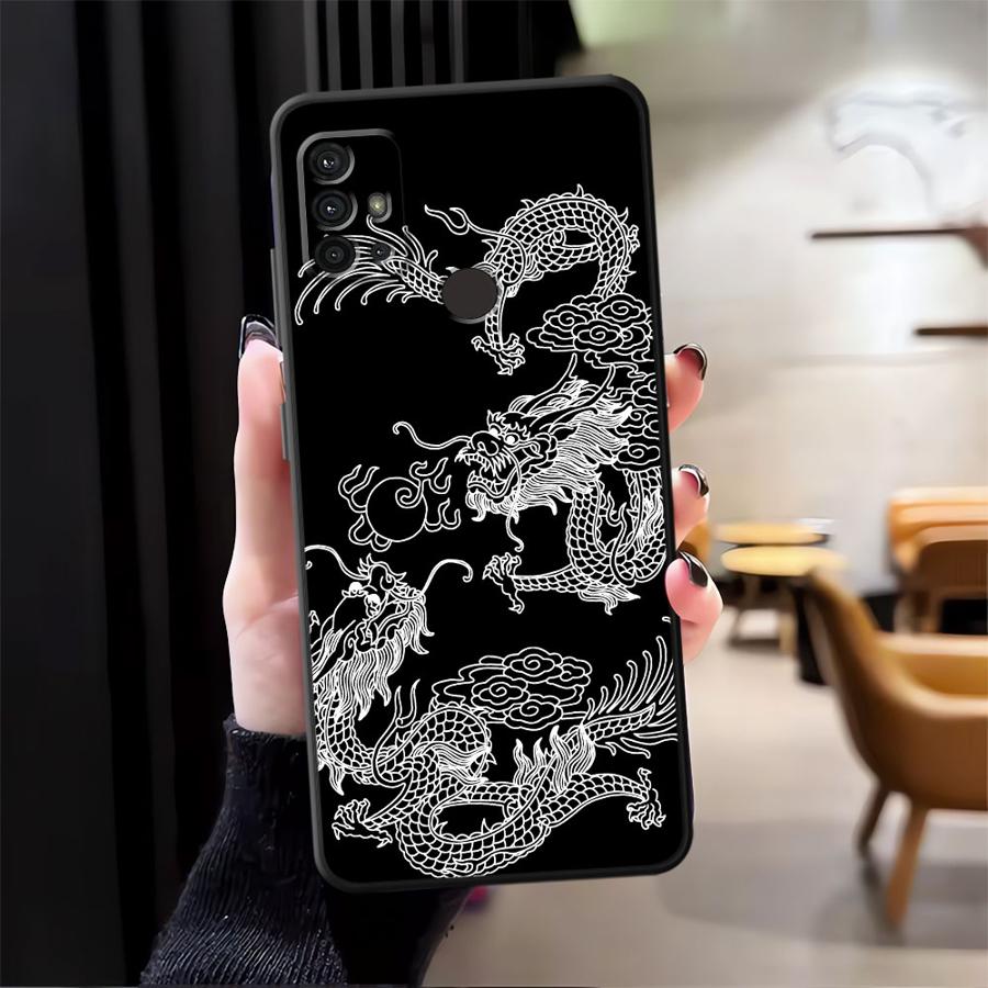 クールな中国のドラゴンソフトバック電話カバーケース Moto - Phone Cases Motorola のレビューと価格