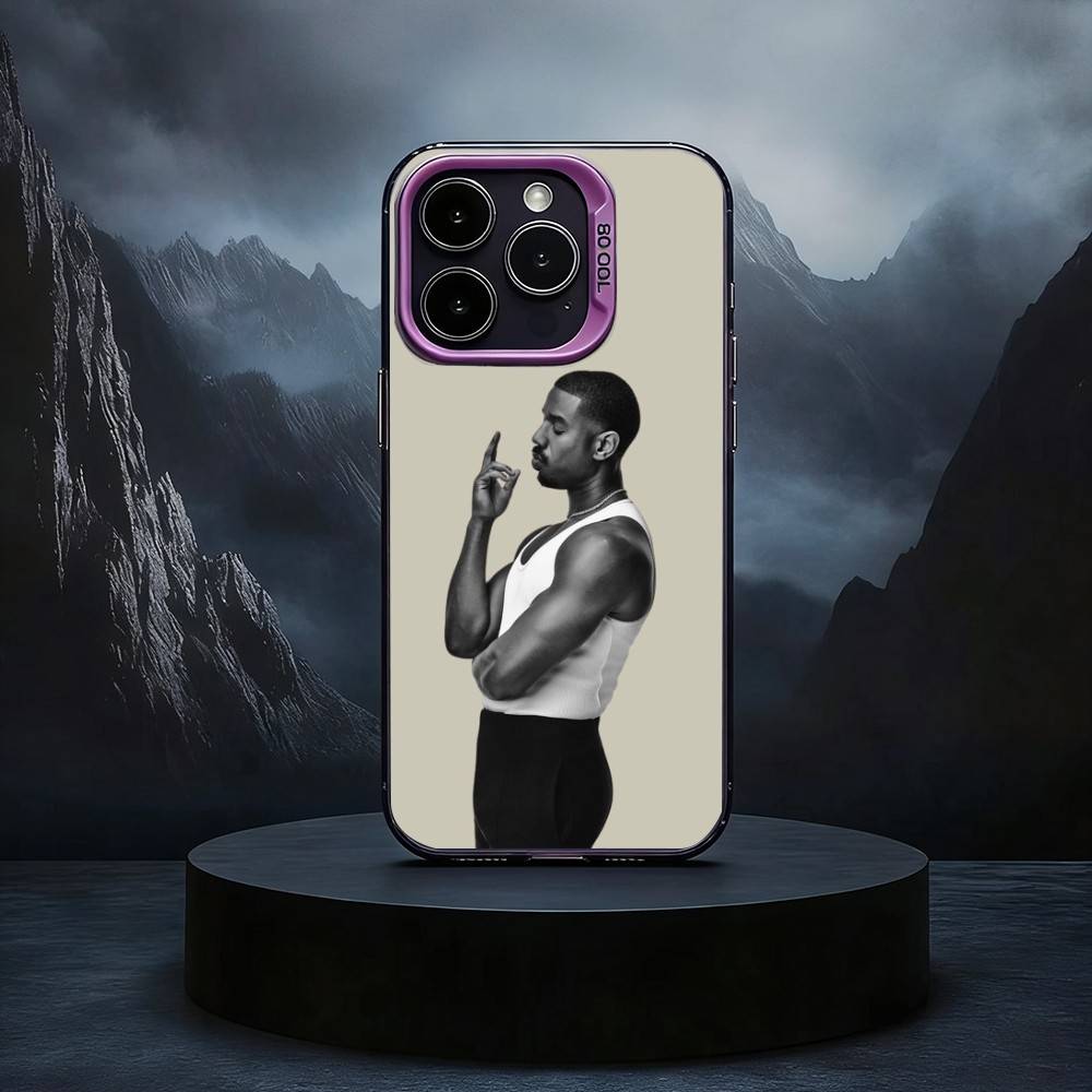 M-マイケル・B・ジョーダン ブラックキャンディ シルバー製 - Phone Cases Jordan のレビューと価格