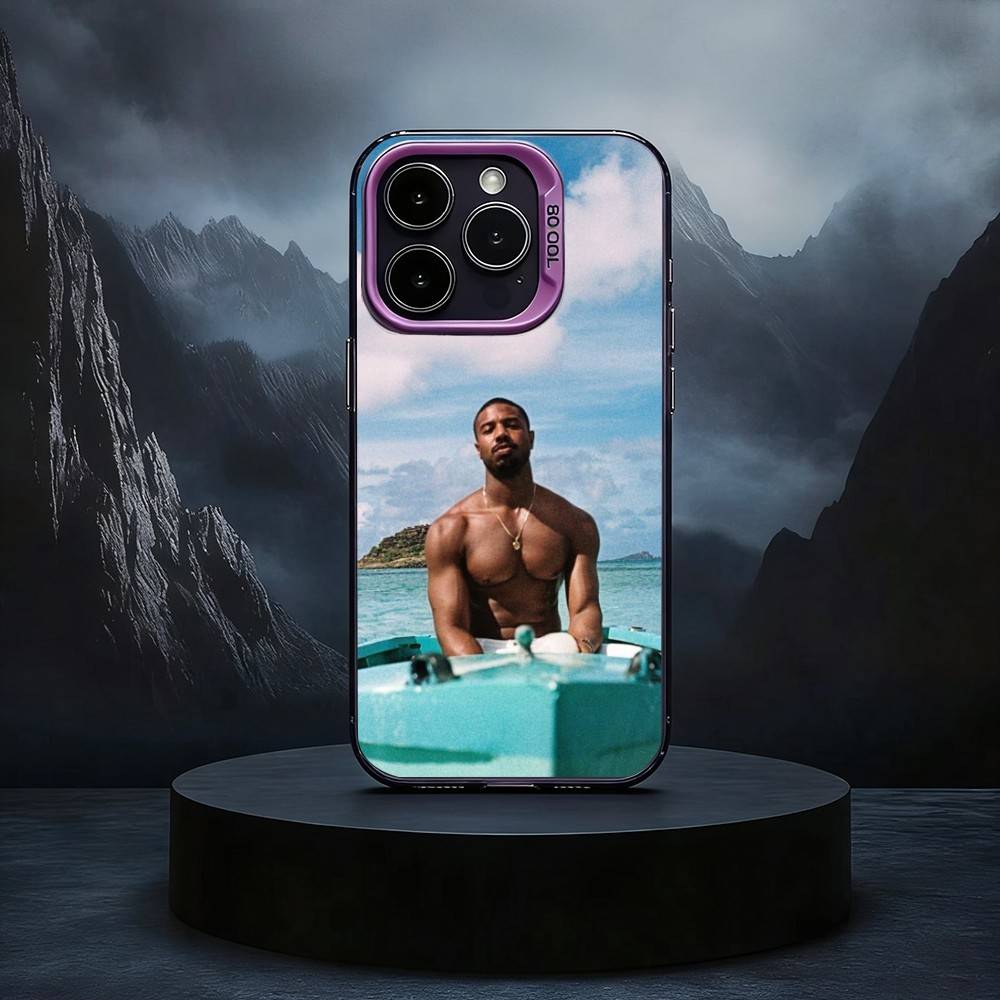 M-マイケル・B・ジョーダン ブラックキャンディ シルバー製 - Phone Cases Jordan のレビューと価格