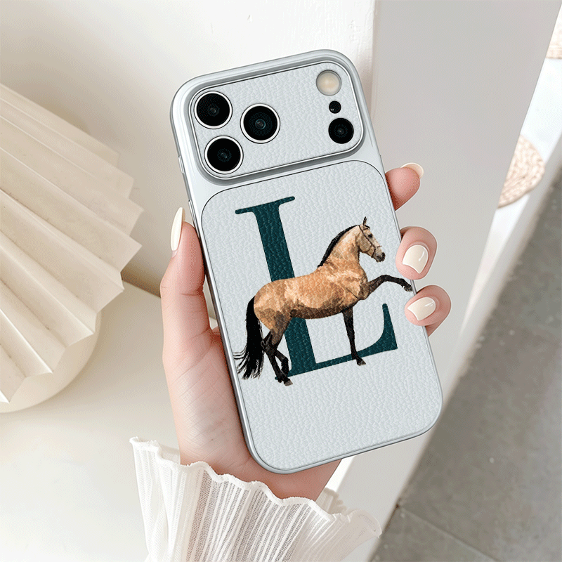 タンホース ニア レター L レザー柄スマホケース iPho - Phone Cases Near のレビューと価格
