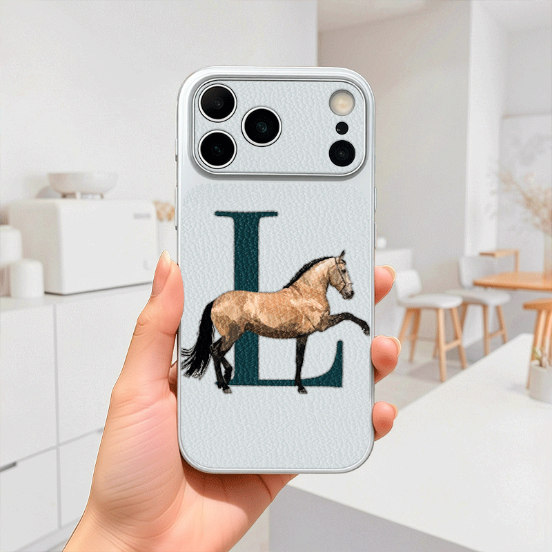 タンホース ニア レター L レザー柄スマホケース iPho - Phone Cases Near のレビューと価格