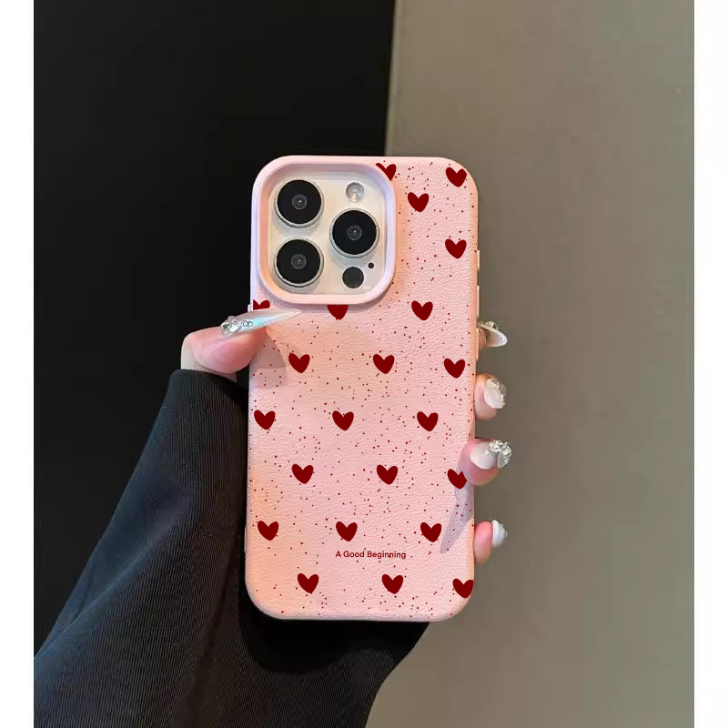 ファッションINS ラブハート シリコンケース iPhone - Phone Cases Unique のレビューと価格