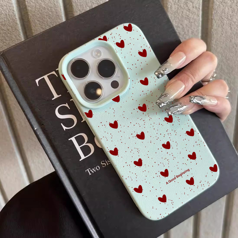 ファッションINS ラブハート シリコンケース iPhone - Phone Cases Unique のレビューと価格