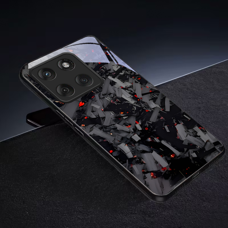 ダークな破片模様の黒いガラス製携帯電話ケース、モトローラモト - Phone Cases Motorola のレビューと価格