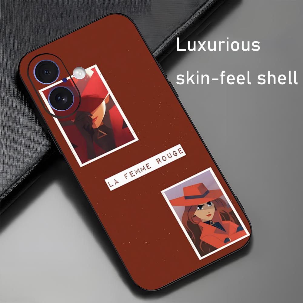 ホットなカルメン・サンディエゴの漫画風iPhoneケース i - Phone Cases Unique のレビューと価格