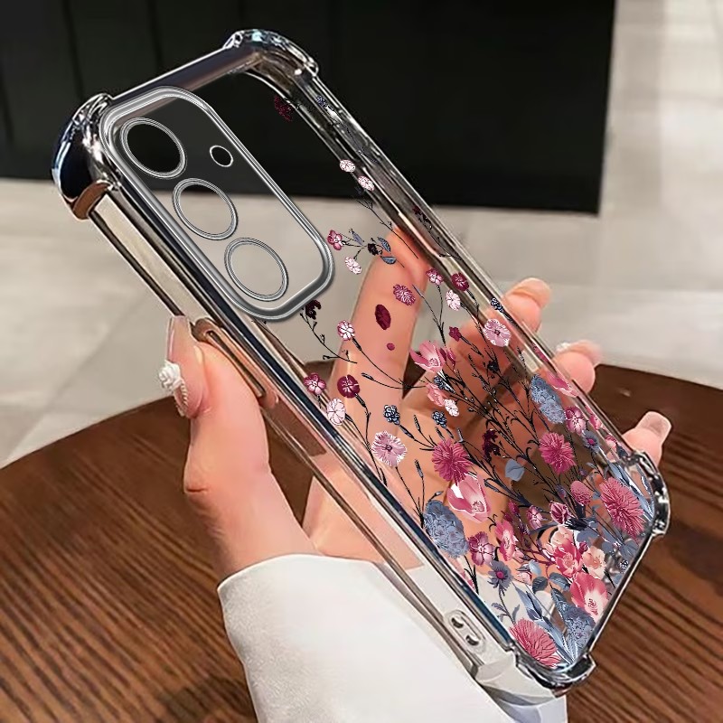 マルチカラー電気メッキエッジ四隅耐衝撃スマホケース Sams - Phone Cases Samsung S25 Fe のレビューと価格