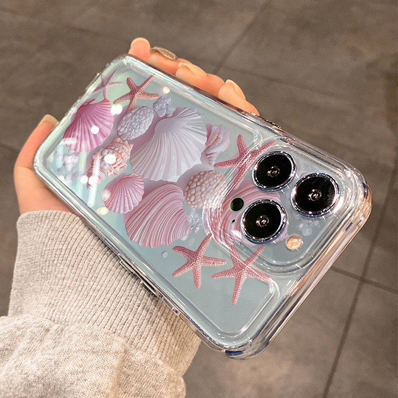 トレンドのピンク貝殻風スマホケース iPhone 17 18 - Phone Cases Unique のレビューと価格