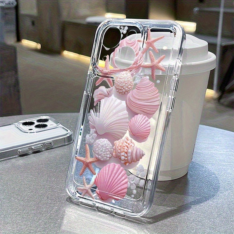 トレンドのピンク貝殻風スマホケース iPhone 17 18 - Phone Cases Unique のレビューと価格