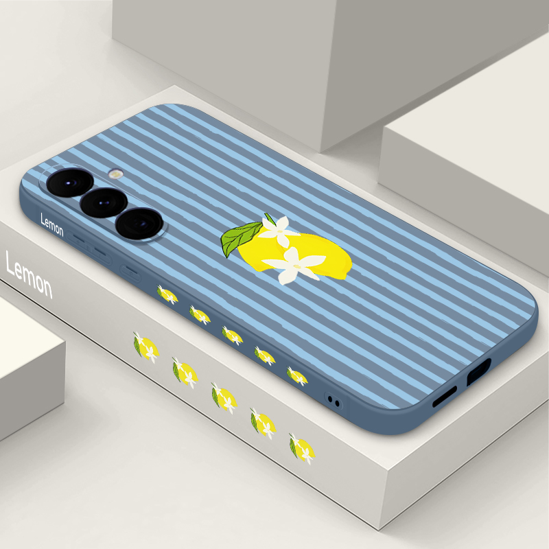 ストライプレモン柄TPUスマホケース Samsung Gal - Phone Cases Samsung S25 Fe のレビューと価格