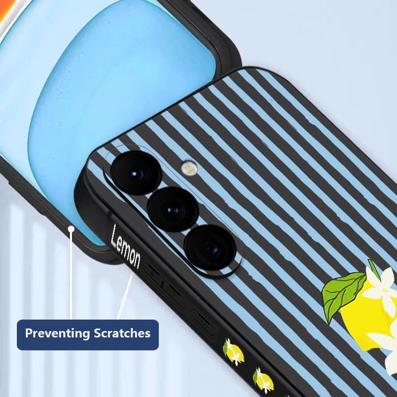 ストライプレモン柄TPUスマホケース Samsung Gal - Phone Cases Samsung S25 Fe のレビューと価格