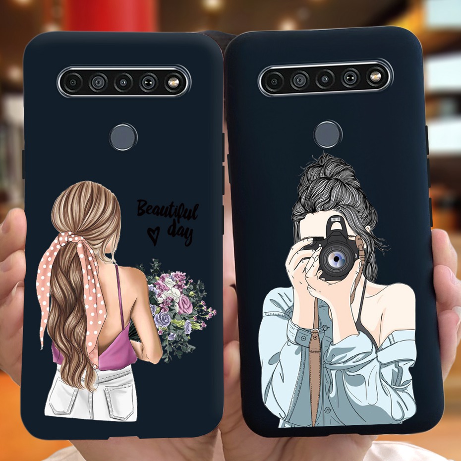 Lg K61 2020 電話ケースかわいいラブハート蝶パター - Phone Cases Jordan のレビューと価格