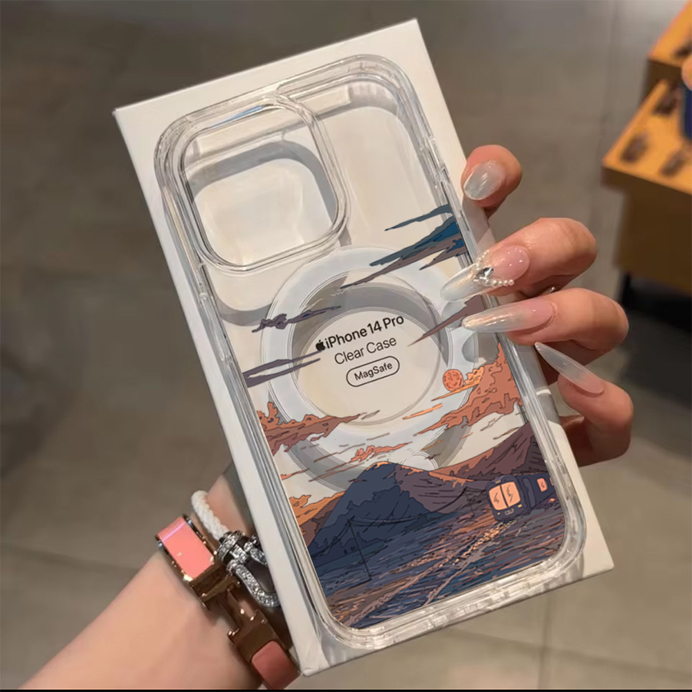 夕焼け柄ファッションスマホケース iPhone 17 Pro - Phone Cases Unique のレビューと価格