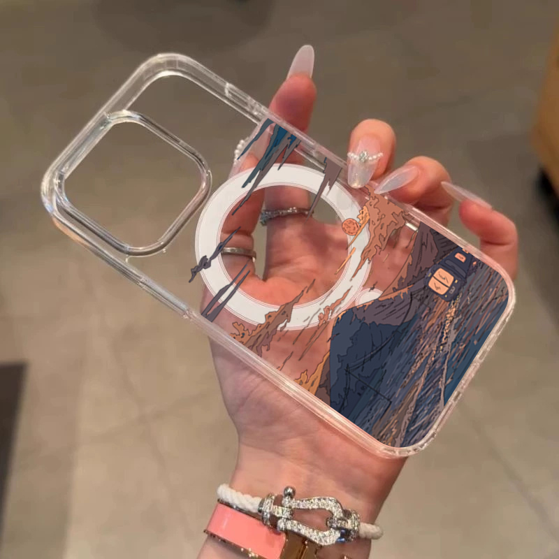 夕焼け柄ファッションスマホケース iPhone 17 Pro - Phone Cases Unique のレビューと価格