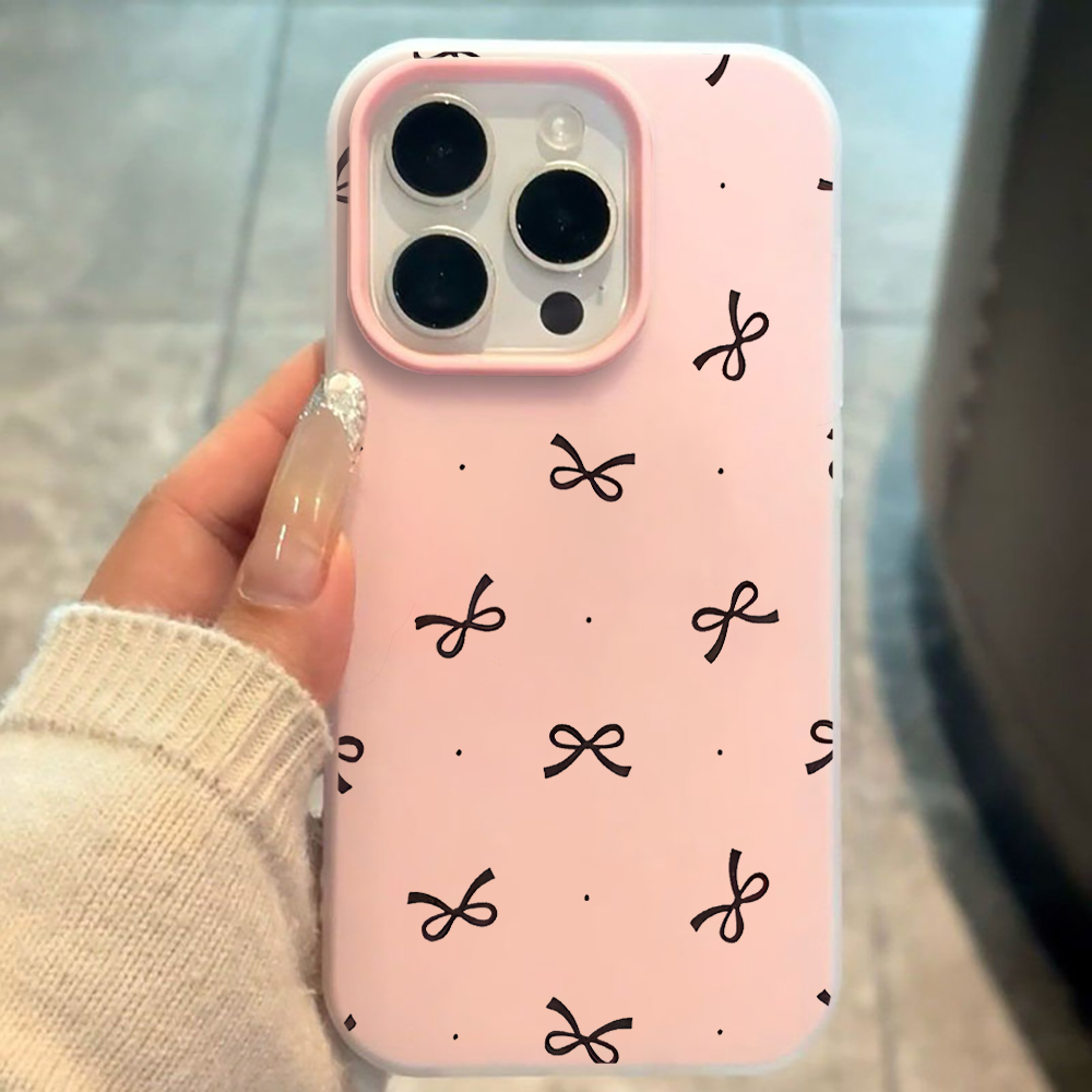 可愛いリボン柄のINS風スマホケース iPhone 17 1 - Phone Cases Unique のレビューと価格