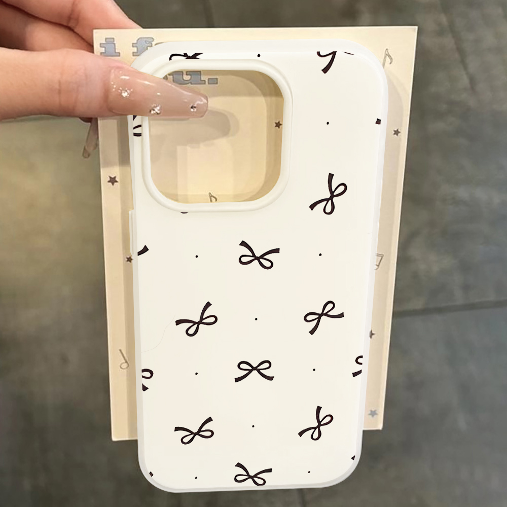 可愛いリボン柄のINS風スマホケース iPhone 17 1 - Phone Cases Unique のレビューと価格