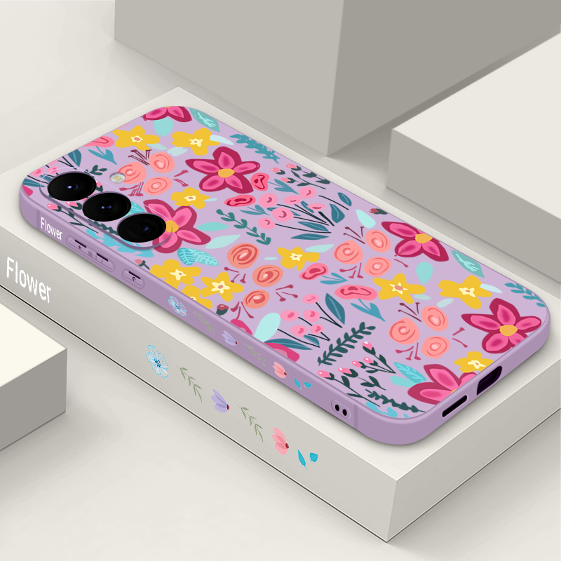 花柄フローラルパターンのスマホケース Samsung Gal - Phone Cases Samsung S25 Fe のレビューと価格