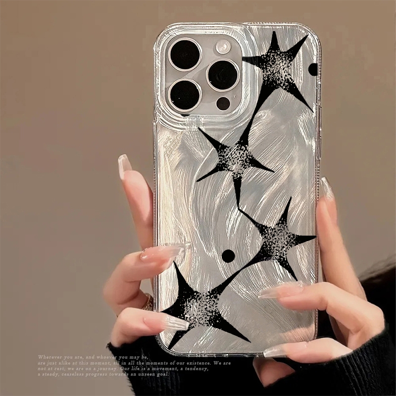 輝く星柄のおしゃれなスマホケース iPhone 17 16  - Phone Cases Unique のレビューと価格