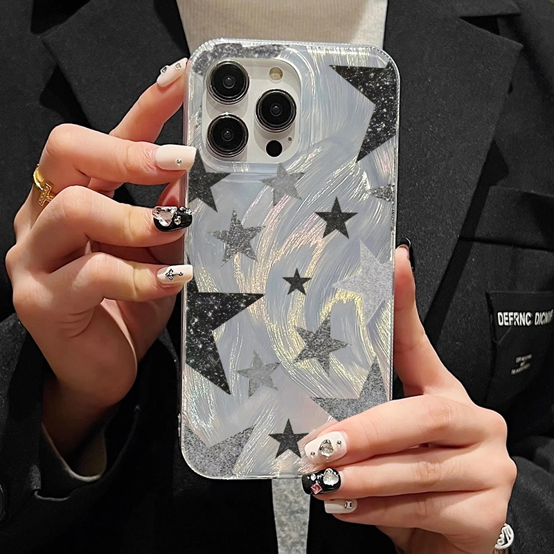 輝く星柄のおしゃれなスマホケース iPhone 17 16  - Phone Cases Unique のレビューと価格