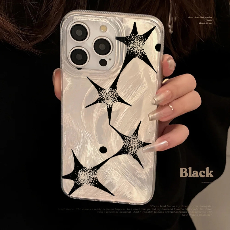 輝く星柄のおしゃれなスマホケース iPhone 17 16  - Phone Cases Unique のレビューと価格