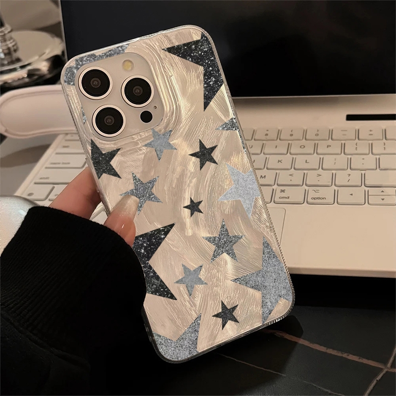 輝く星柄のおしゃれなスマホケース iPhone 17 16  - Phone Cases Unique のレビューと価格