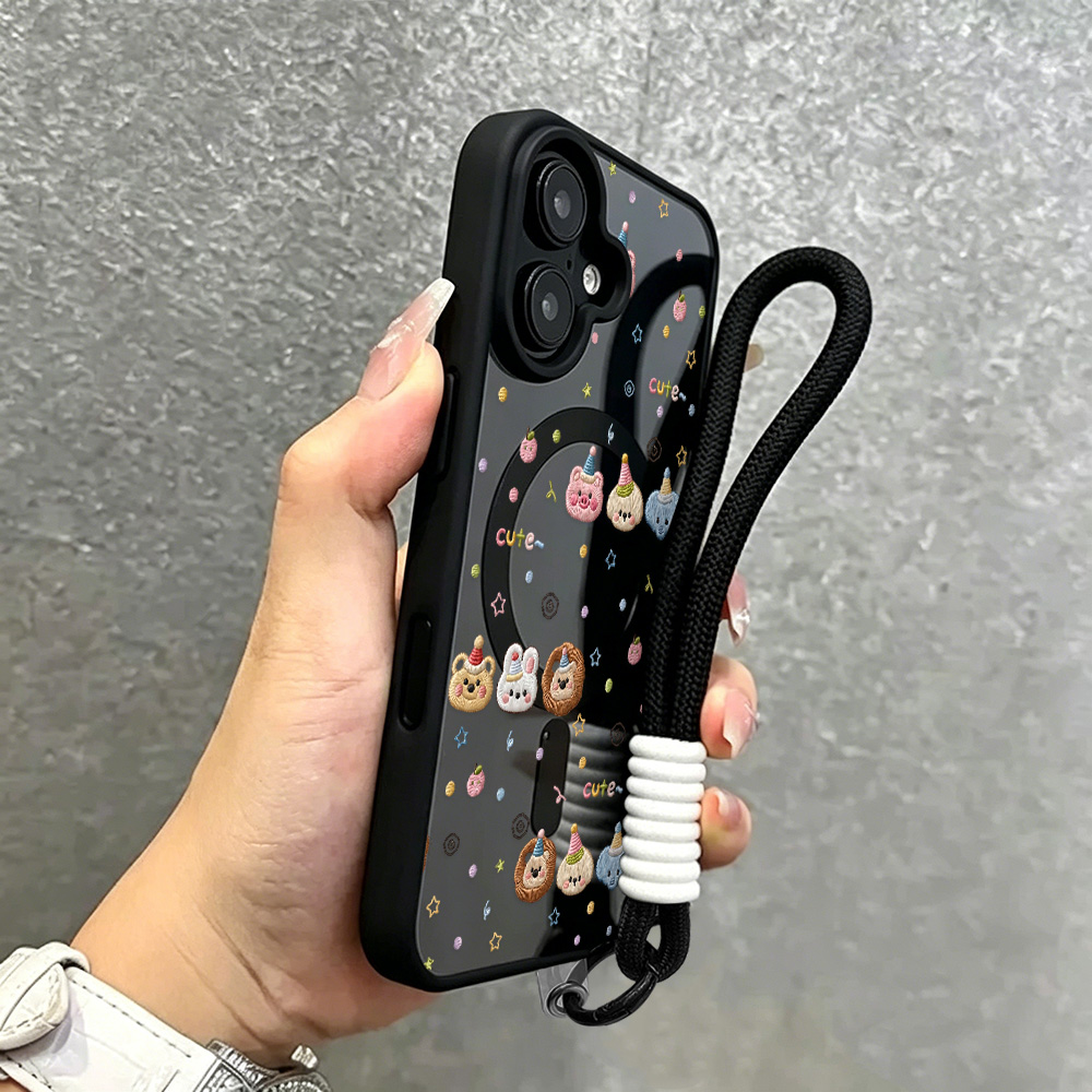 可愛いミニステッチ漫画風アニマルクリアスマホケース iPho - Phone Cases Aesthetic のレビューと価格