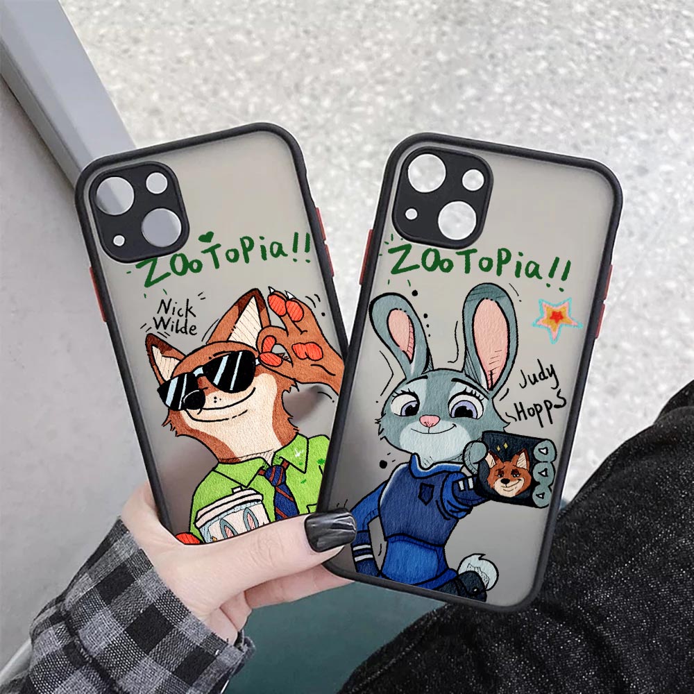 ディズニー ニック ジュディ マット半透明ケース iPhon - Phone Cases Unique のレビューと価格