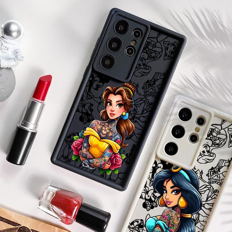 ディズニー タトゥー プリンセス ソフトカバー 携帯電話ケー - Phone Cases Samsung S25 Fe のレビューと価格