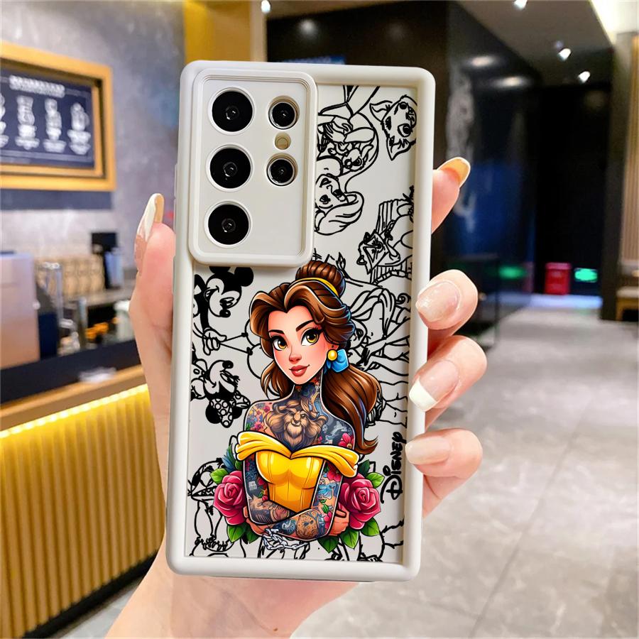 ディズニー タトゥー プリンセス ソフトカバー 携帯電話ケー - Phone Cases Samsung S25 Fe のレビューと価格