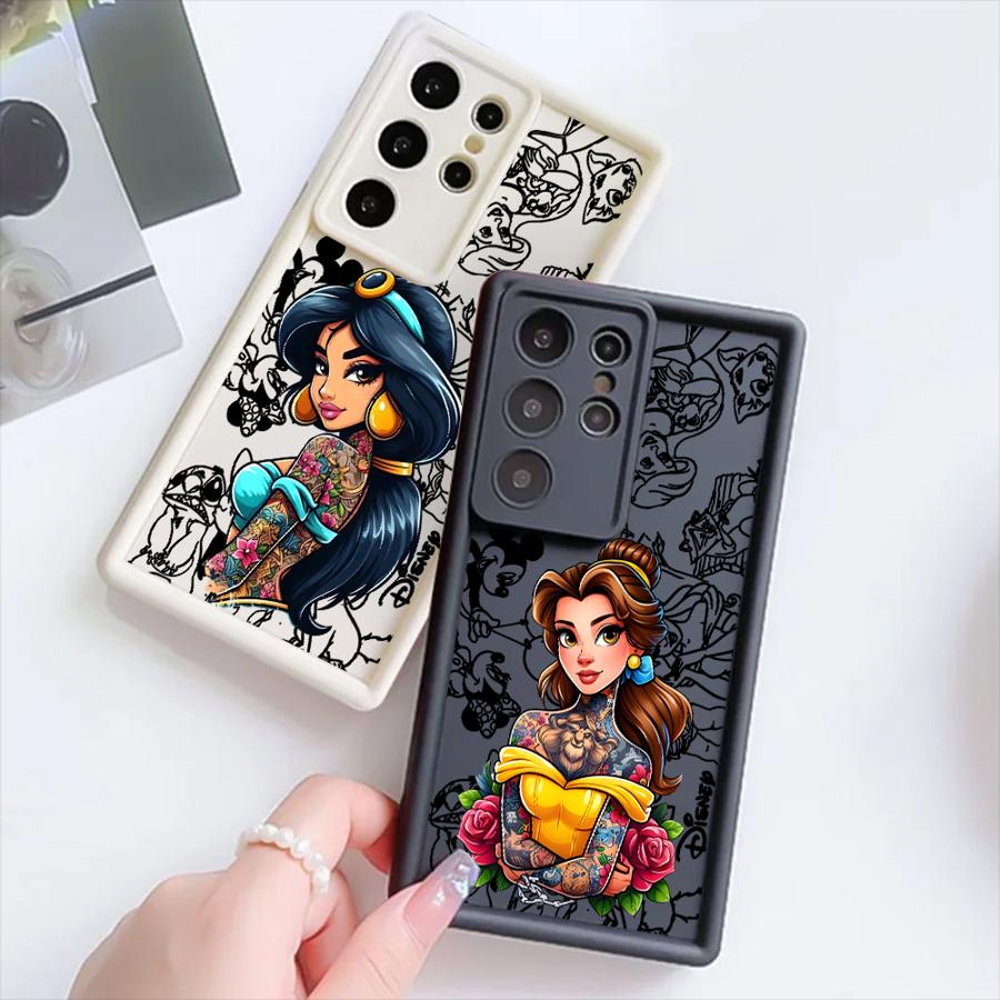 ディズニー タトゥー プリンセス ソフトカバー 携帯電話ケー - Phone Cases Samsung S25 Fe のレビューと価格