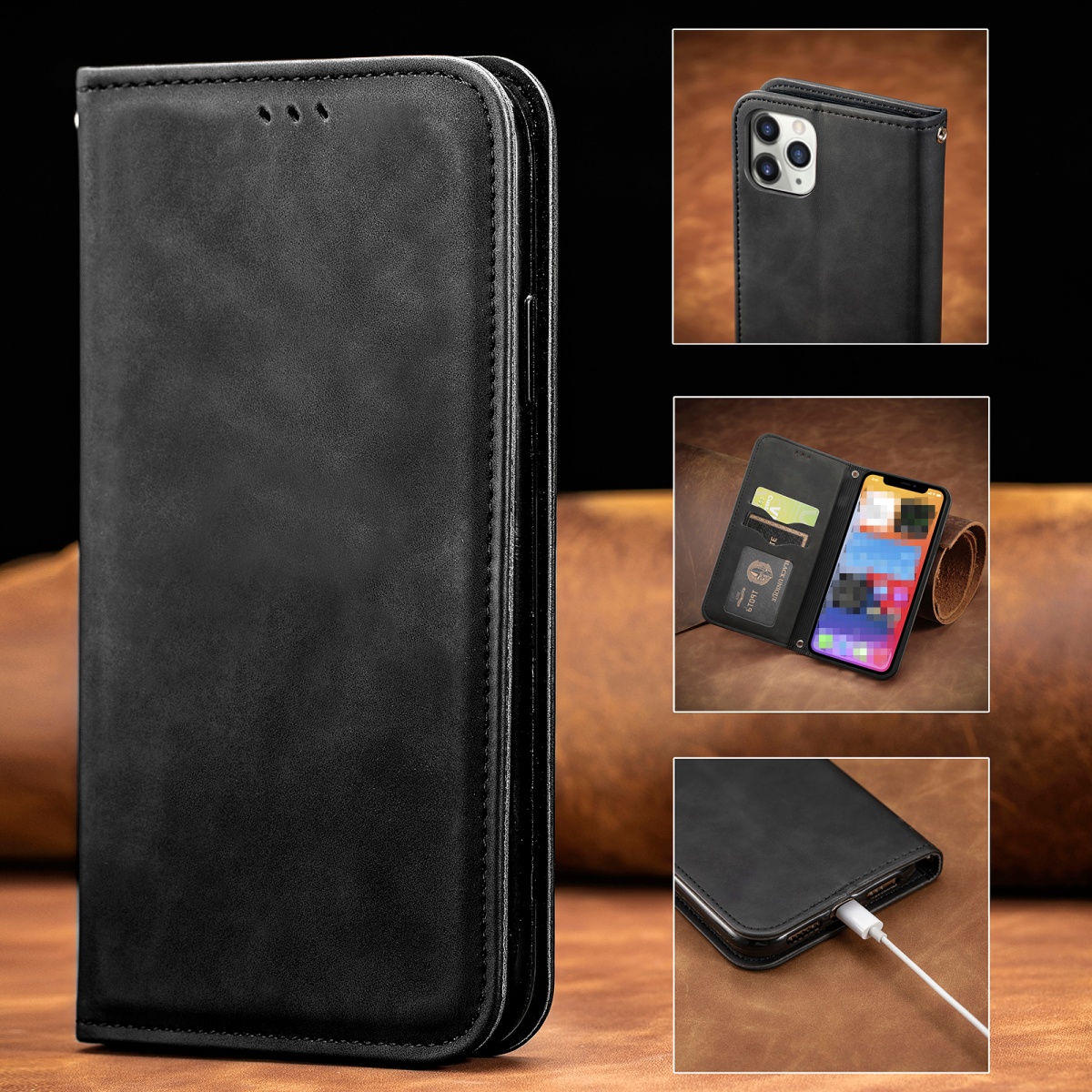 高級PUレザー製携帯電話ケース Motorola Edge  - Phone Cases Motorola のレビューと価格