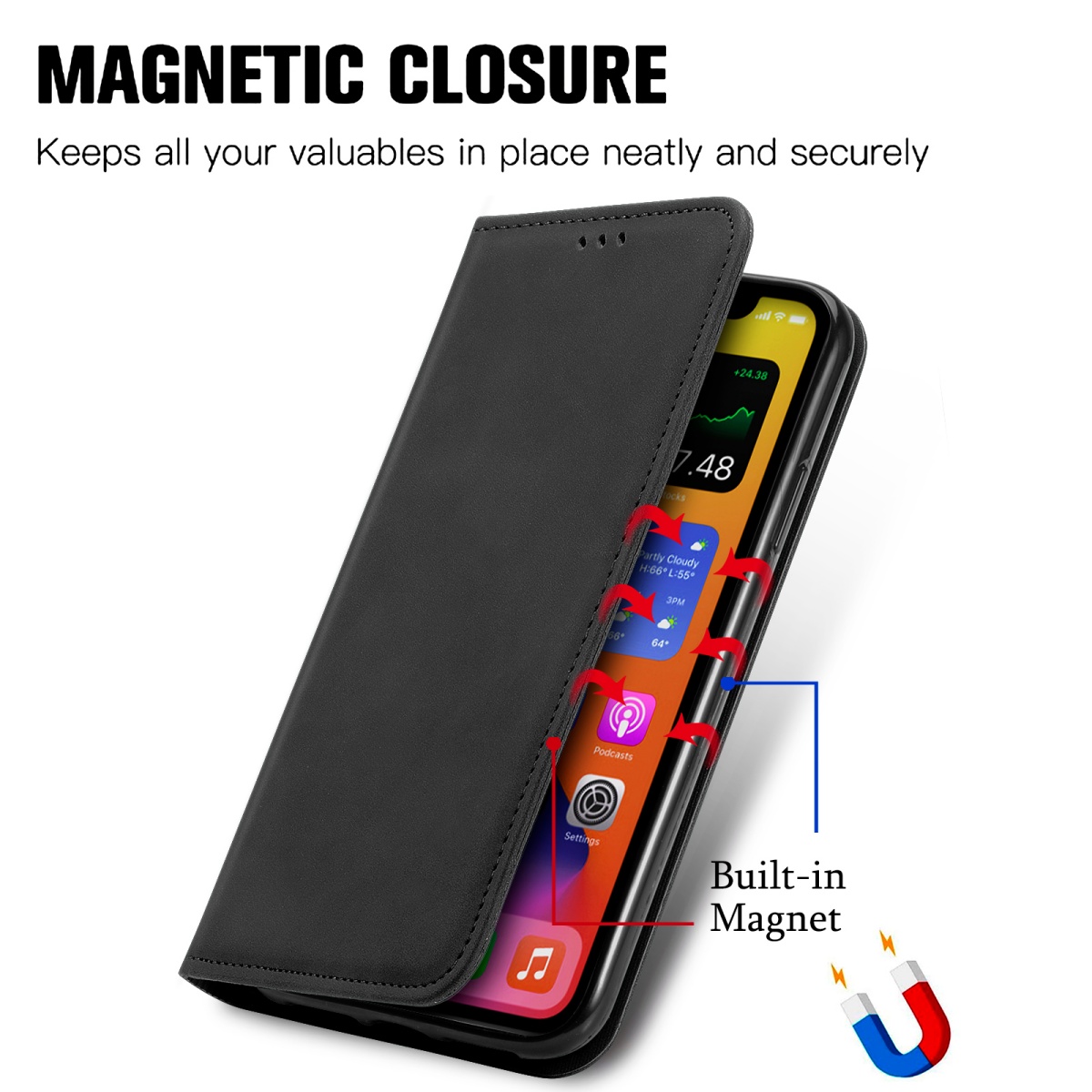 高級PUレザー製携帯電話ケース Motorola Edge  - Phone Cases Motorola のレビューと価格